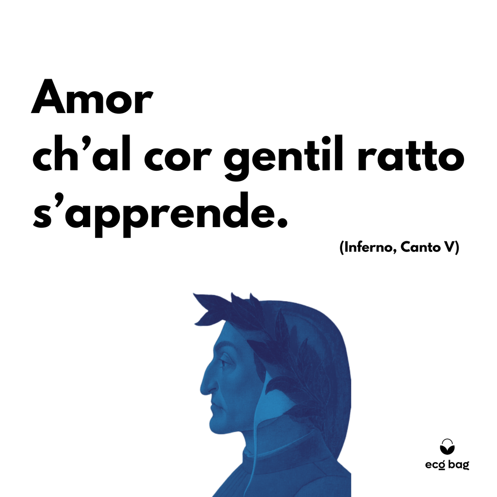 Shopping Bag EcoMax "Cuore" Dante Alighieri